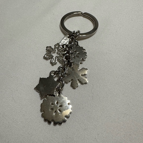 Coach Silver Snowflake Keychain - Picture 3 of 3